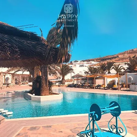 モーテル Happy Mykonos 3*